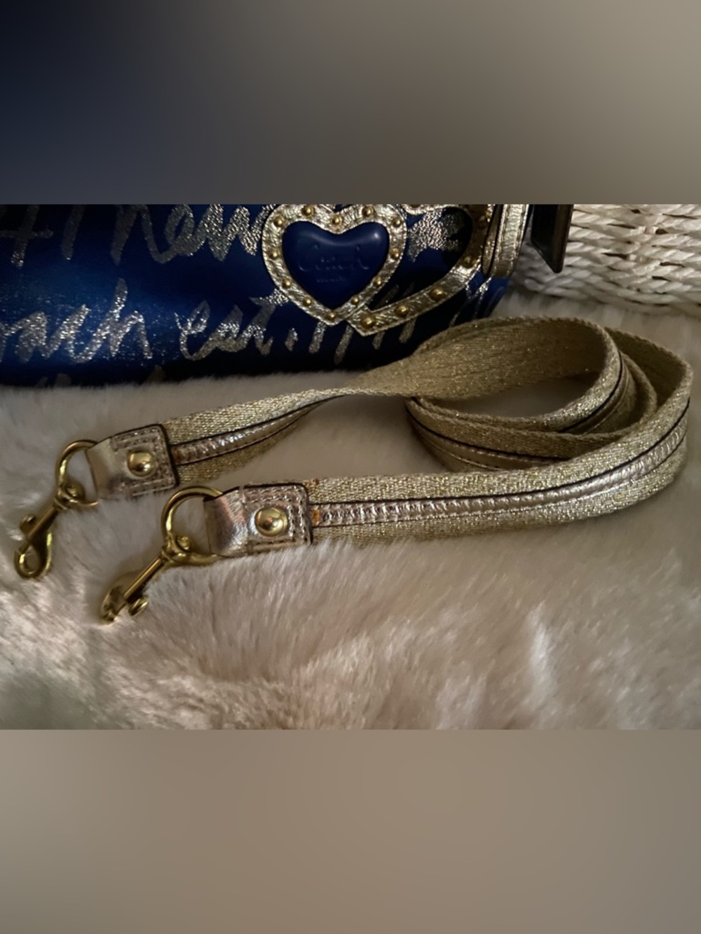 COACH Poppy New York Script Lurex Convertable Bag. Limited Edition ⚜️ VTG Y2K - Picture 11 of 11